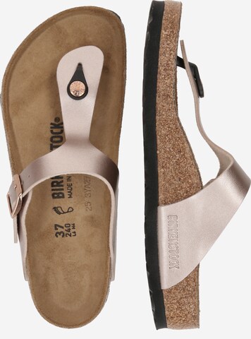 Tongs 'Gizeh' BIRKENSTOCK en or