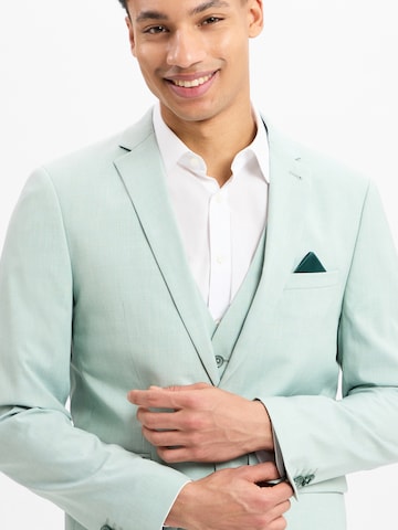Coupe slim Veste de costume ' Oakland ' Finshley & Harding en vert