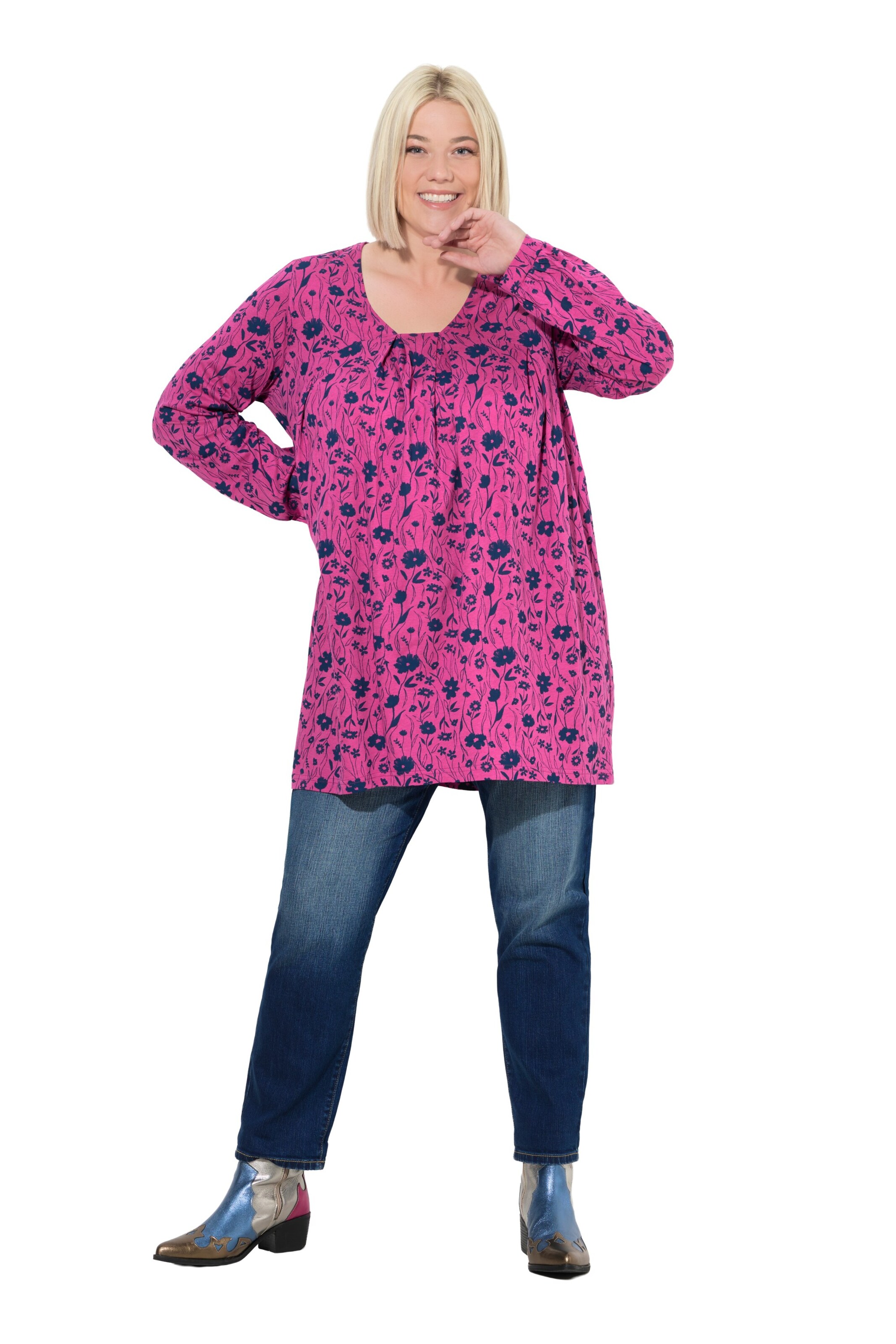 Ulla Popken Tunika in Pink