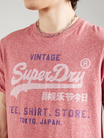 Maglietta 'Classic' di Superdry in rosso