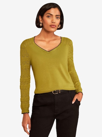 love & roses Sweater in Green: front