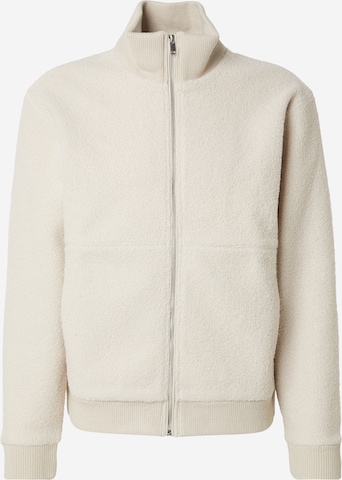 DAN FOX APPARELGornji dio trenirke 'Dominic' - bijela boja: prednji dio