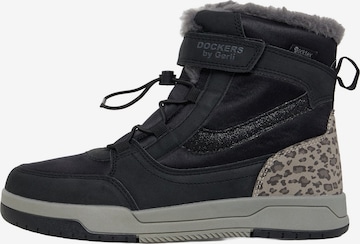 Dockers by Gerli Stiefel in Schwarz: Vorderseite