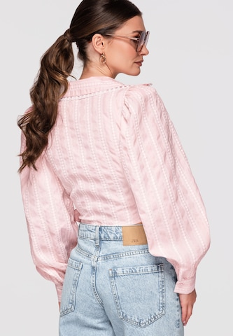 Ombre Blouse in Pink