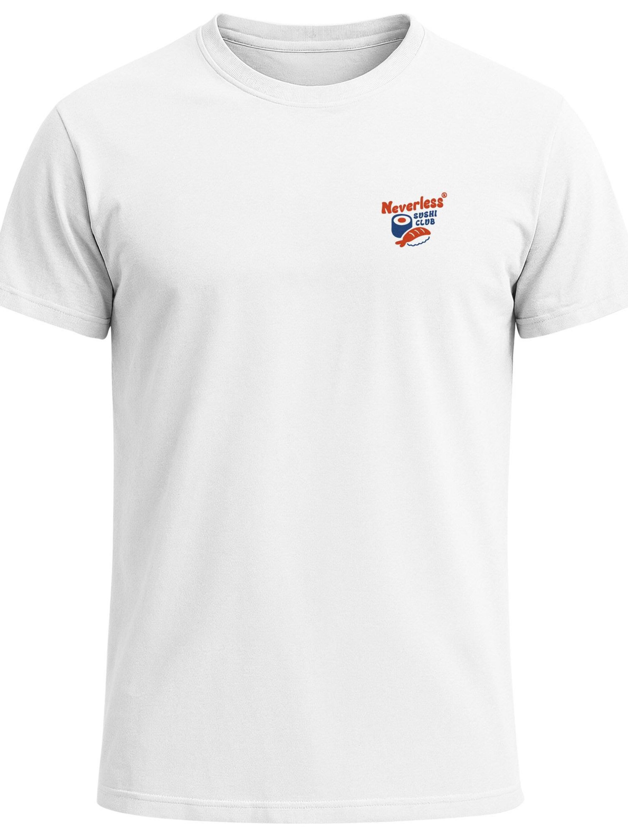 Neverless Shirt 'Sushi Lovers' in White
