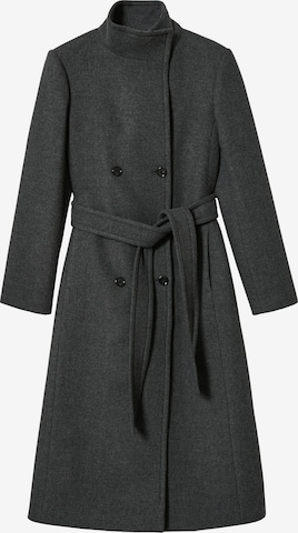 MANGO Between-Seasons Coat 'Sirenita' in Grey: front