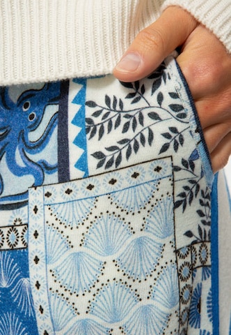IVI collection Regular Strickhose 'Oriental Gardens' in Blau