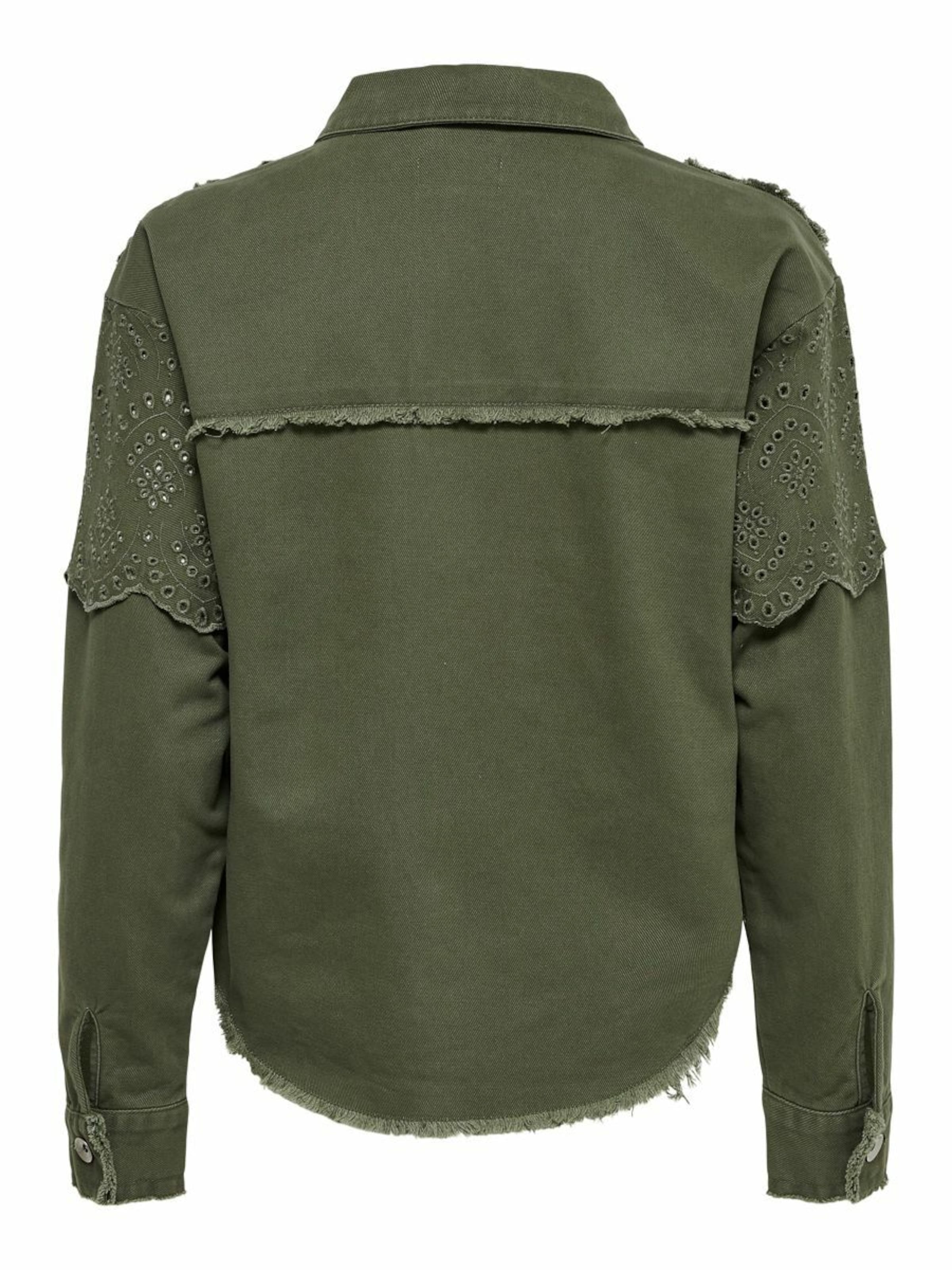 Veste mi-saison 'ONLELENA' ONLY en vert