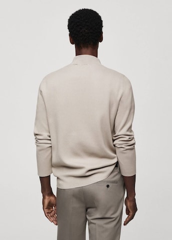 MANGO MAN Sweater 'luxusp' in Grey