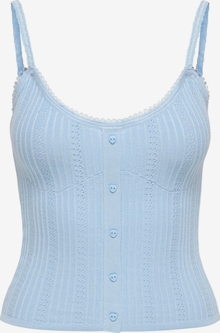 Tops en tricot 'ONLKia' ONLY en bleu : devant
