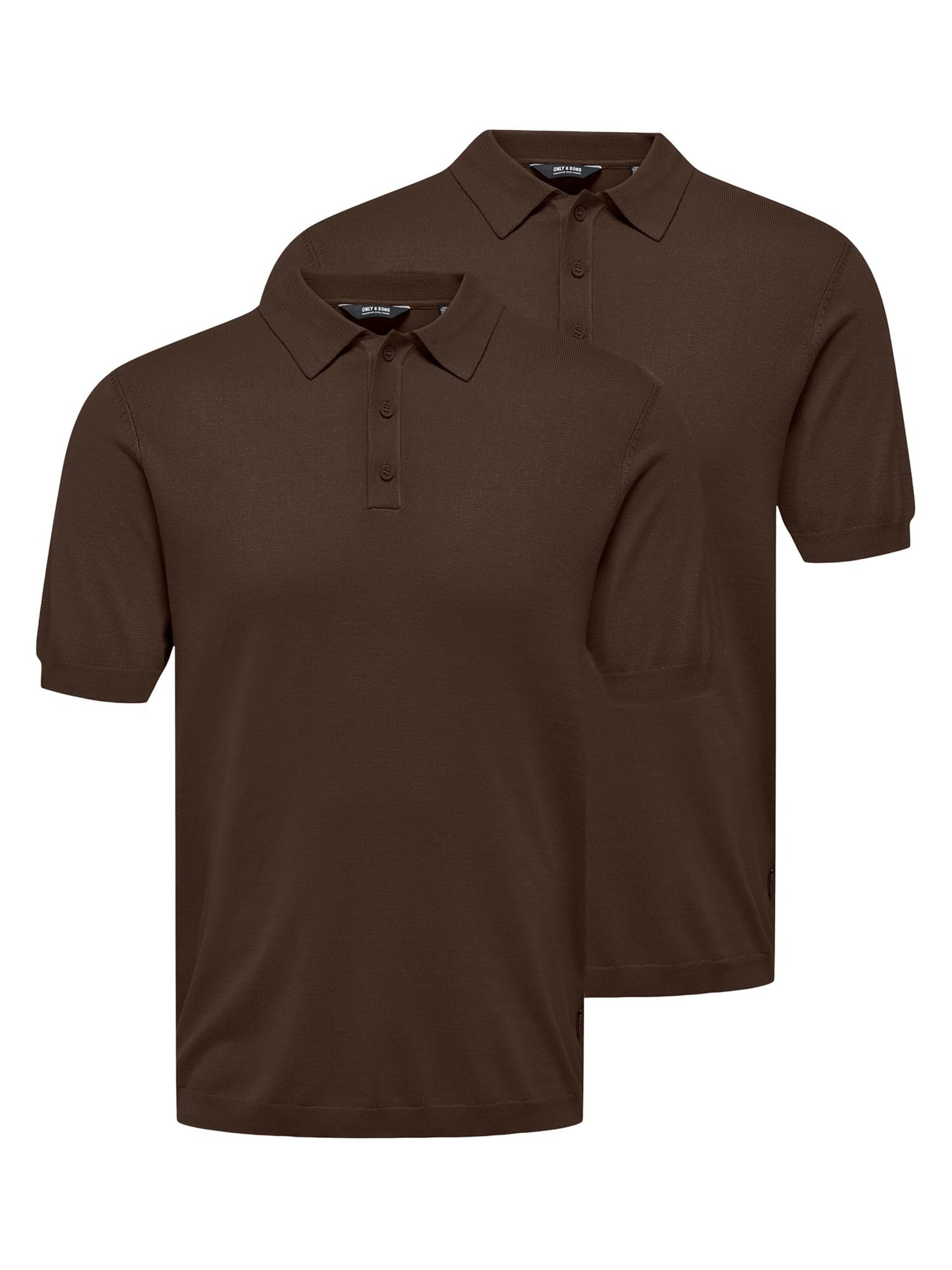 Only & Sons Shirt 'Wyler' in Brown: front