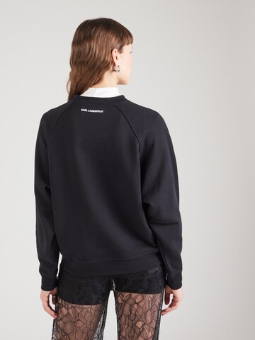 Sweat-shirt 'ATHLEISURE' Karl Lagerfeld en noir : derrière