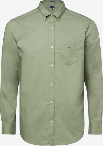 GANT Button Up Shirt in Green: front