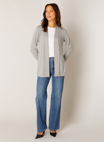 BASE LEVEL Knit Cardigan in Grey