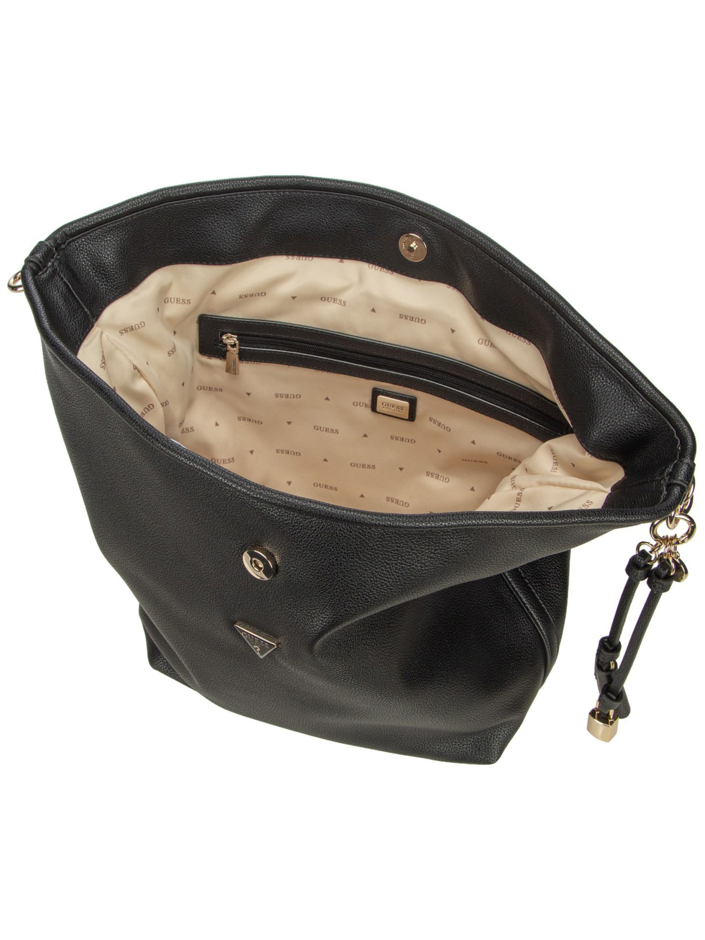 GUESS Schultertasche 'Danya' in Schwarz