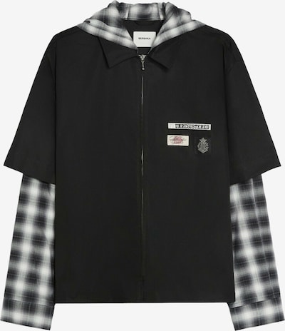 Giacca di mezza stagione in XS Bershka di colore grigio / antracite / nero / bianco, Visualizzazione prodotti