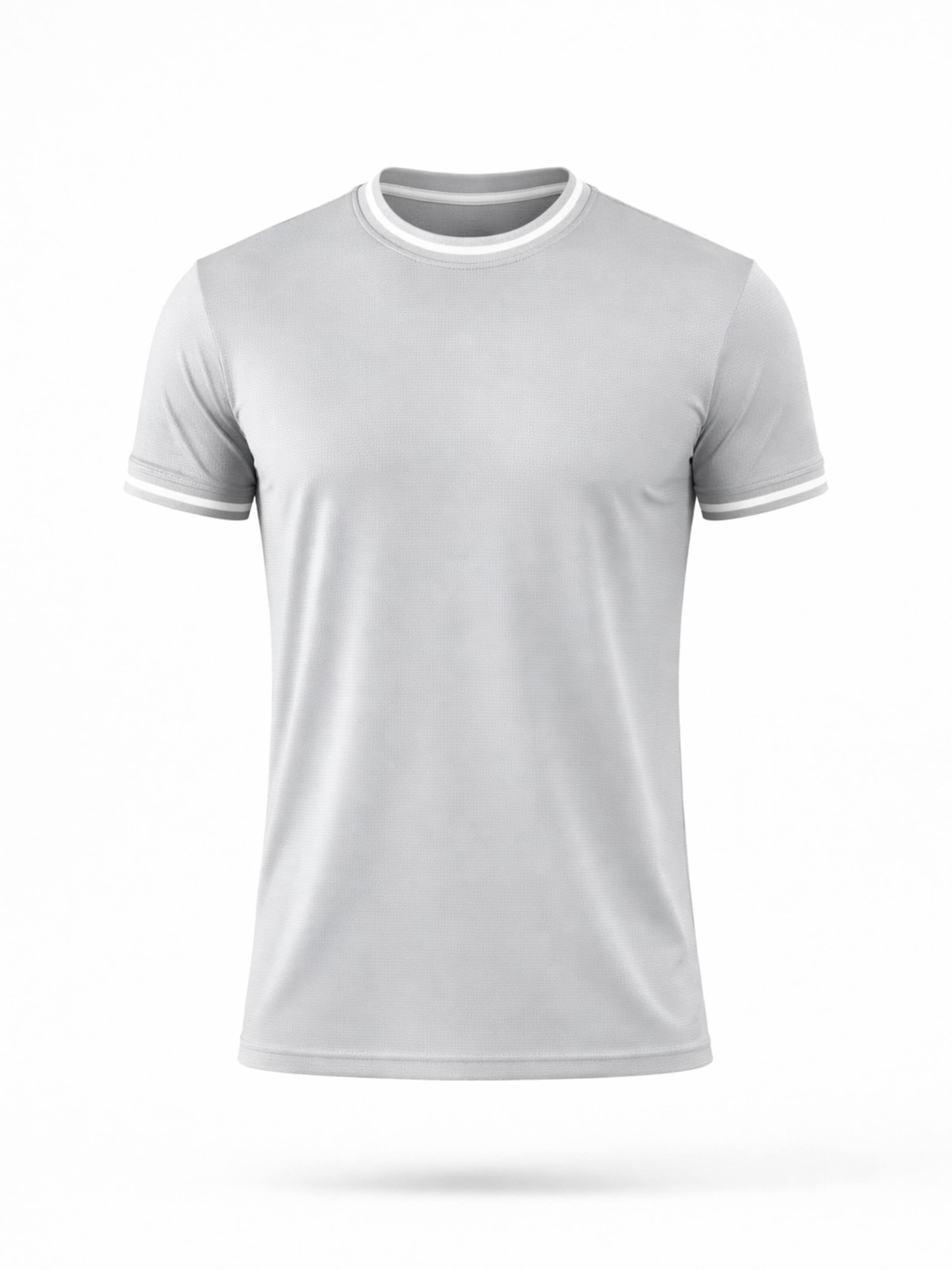 T-Shirt fonctionnel 'Pantoneclo Men's Gym Short Sleeve T-Shirt' PANTONECLO en gris : devant