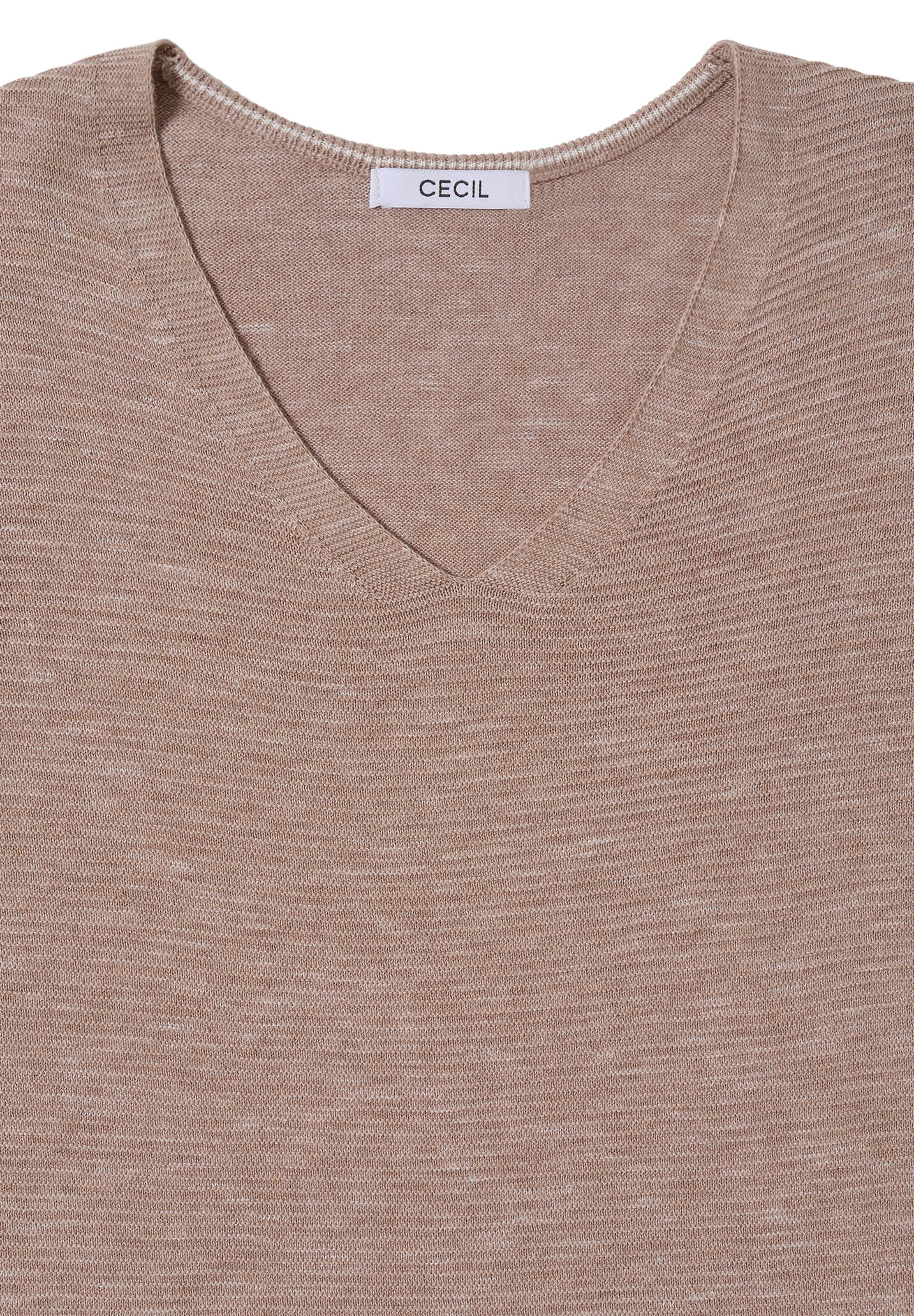 STREET ONE Pullover in Beige