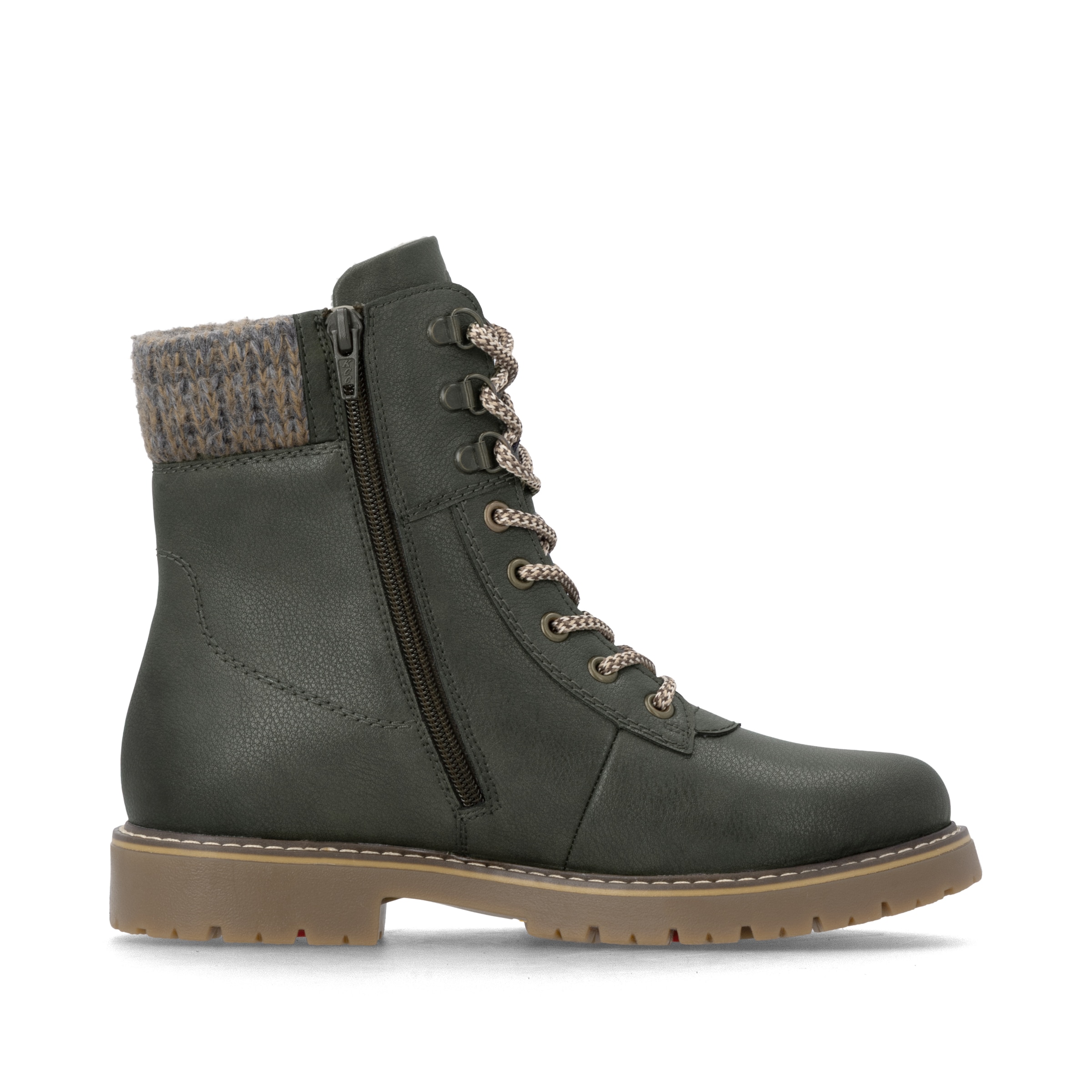 Bottes à lacets REMONTE en vert