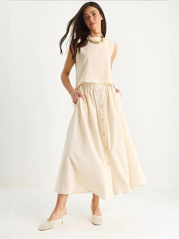 Bianco Lucci Broekpak in Beige