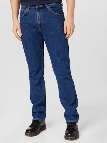 Regular Jeans 'BROOKLYN STRAIGHT' de la Lee pe albastru: față