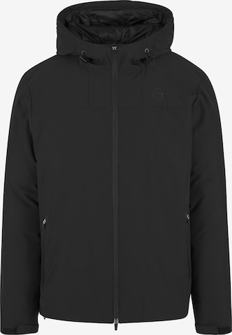 Veste de survêtement Sergio Tacchini en noir : devant