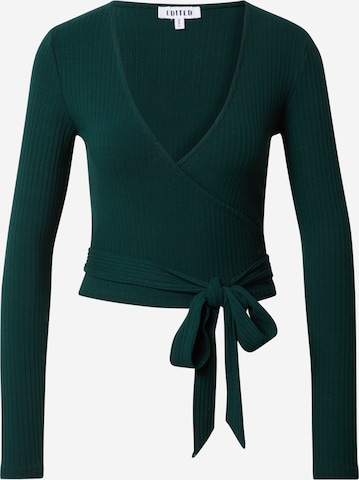 EDITED Shirt 'Sabrina' in Groen: voorkant