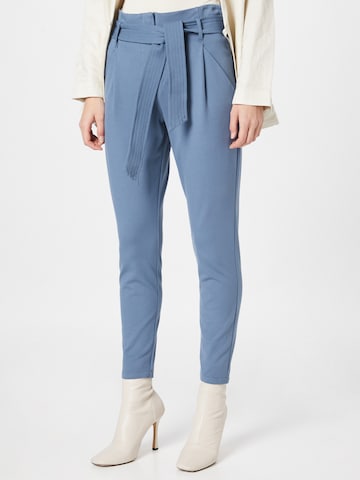 VERO MODA Loose fit Pleat-front trousers 'BAILEY' in Blue: front