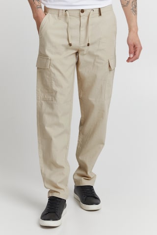 INDICODE JEANS Regular Cargobroek in Beige: voorkant