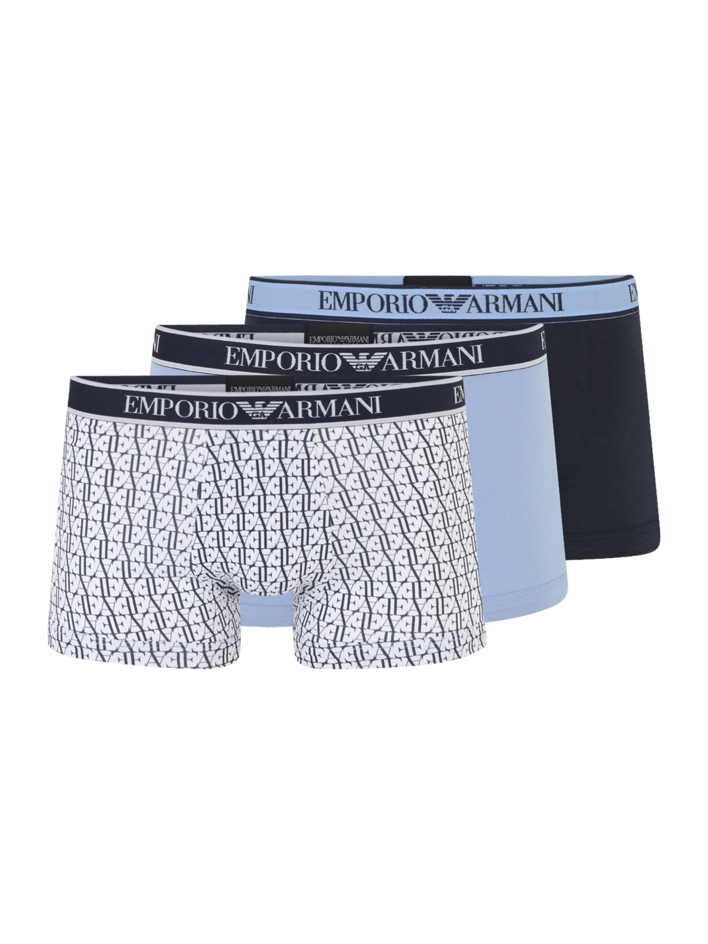 Emporio Armani Boxer shorts in Blue: front