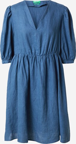 UNITED COLORS OF BENETTON Šaty – modrá: přední strana