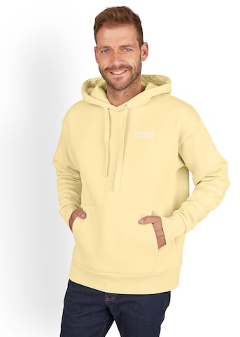 Sweat-shirt Steffen Klein en jaune : devant