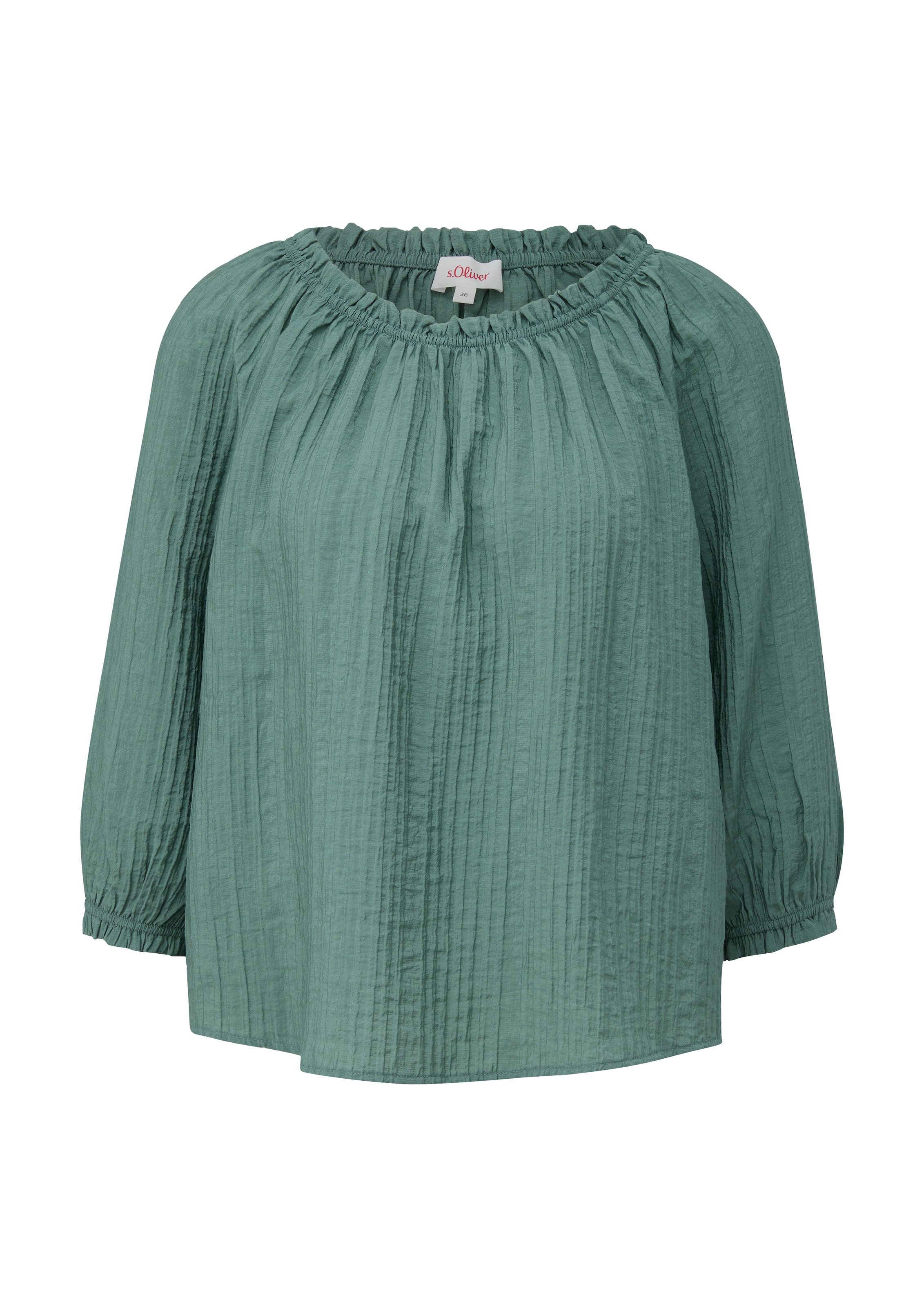 s.Oliver Bluse in Grün: Vorderseite