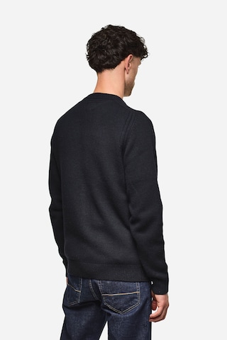 Weekend Offender Strickjacke 'LAUDA WOOL RICH' in Schwarz