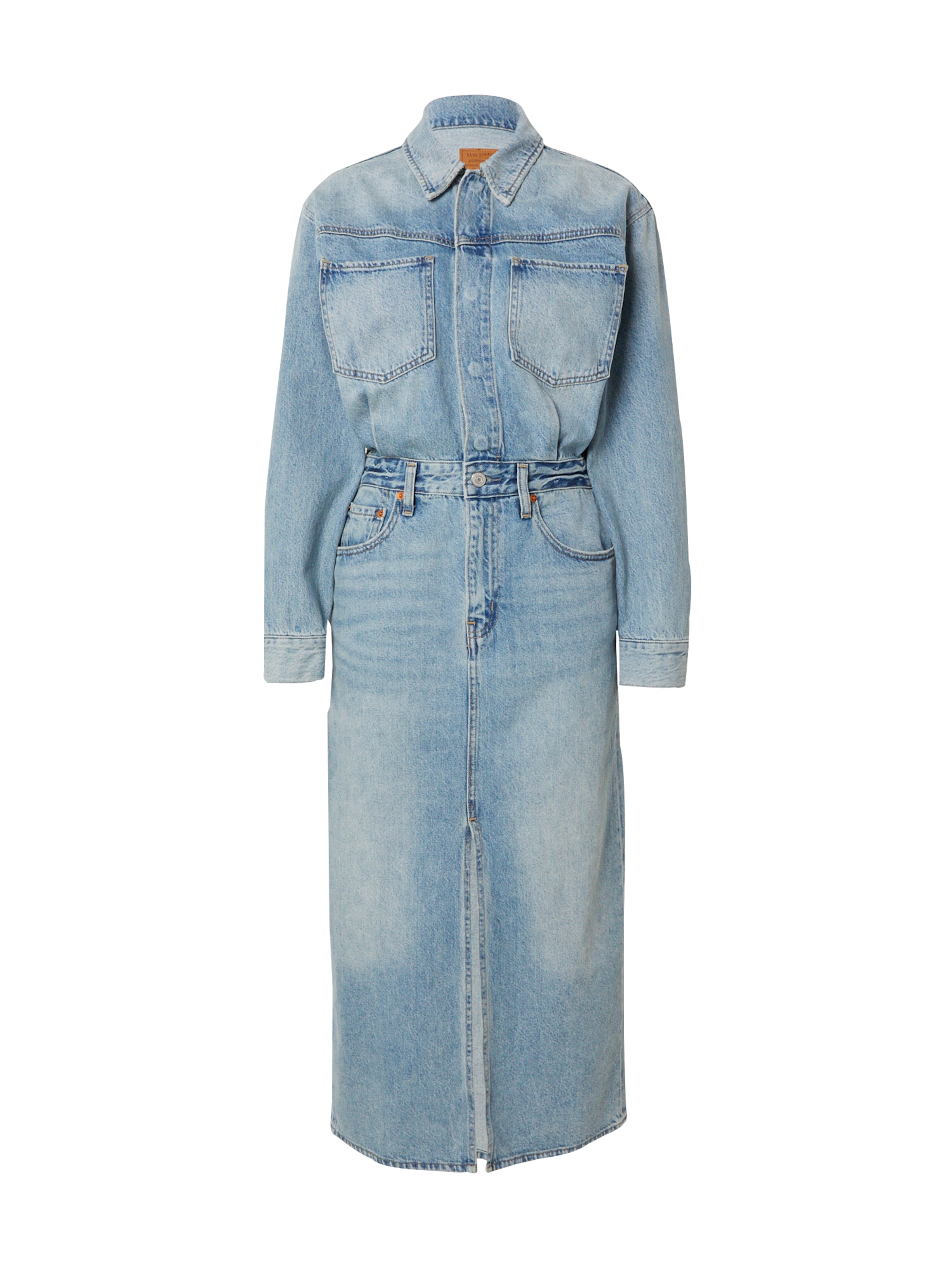 LEVI'S ® Jurk in Blauw: voorkant