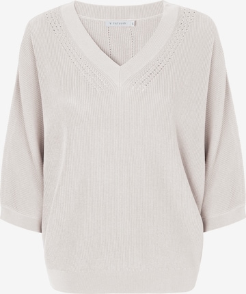 balta TATUUM Megztinis: priekis