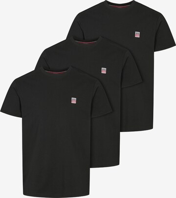 VINSON - Camiseta ' Massimo ' en negro: frente