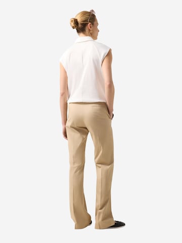 BOGNER Flared Hose 'Jody' in Beige