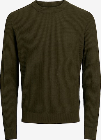 JJ Rebel Sweter 'JREBASHER' w kolorze zielony: przód