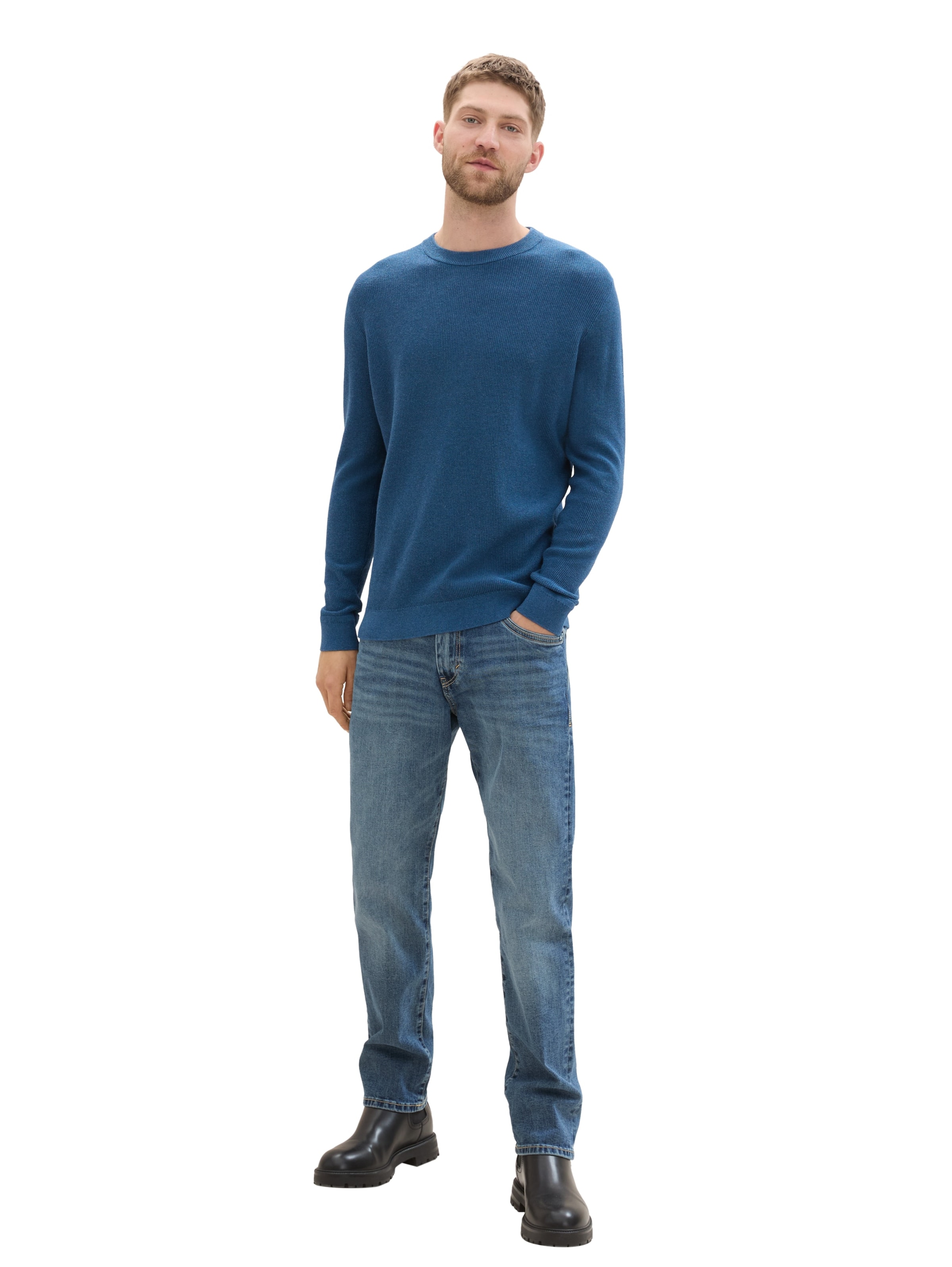 TOM TAILOR Sweter w kolorze zielony