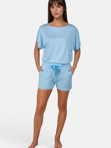 Pantalon de pyjama Myjama en bleu : devant