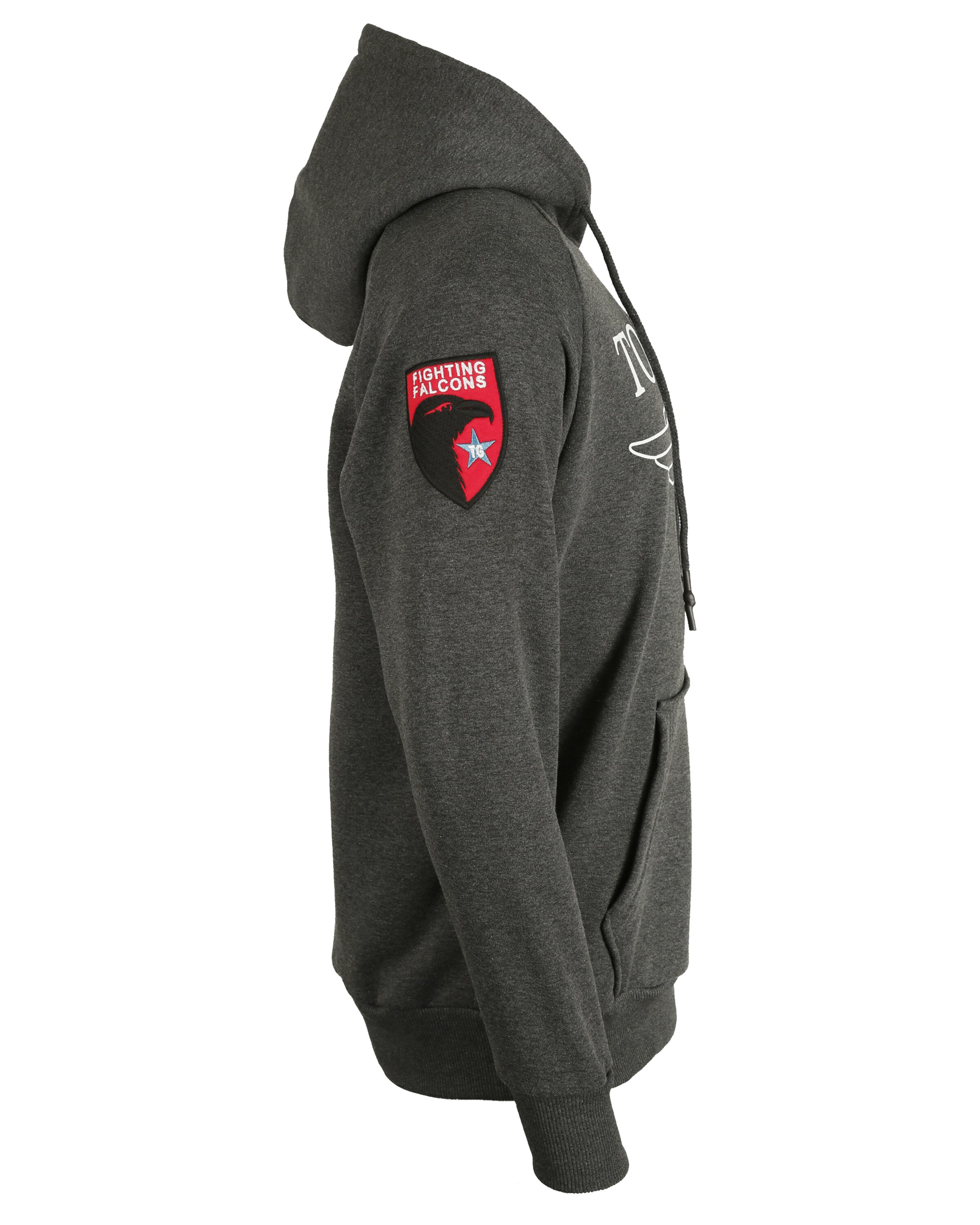 TOP GUN Sweatshirt 'TG20201043' in Grey