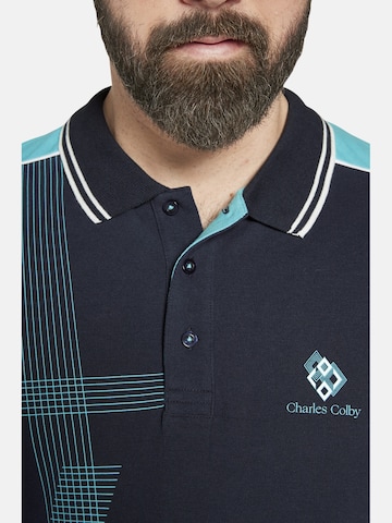 Charles Colby Shirt ' Earl Darry ' in Blauw
