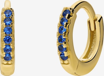 Lucardi Ohrringe 'Modernes Basic' in Gold: Vorderseite