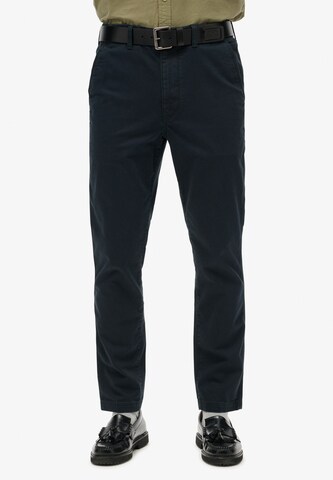 Superdry Slimfit Chino in Groen: voorkant