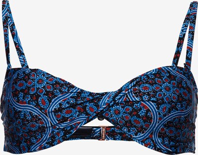 Superdry Bikini gornji dio 'Boho' u morsko plava / kraljevsko plava / crvena / bijela, Pregled proizvoda