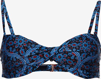 Superdry Bikini Top 'Boho' in marine blue / Royal blue / Red / White, Item view