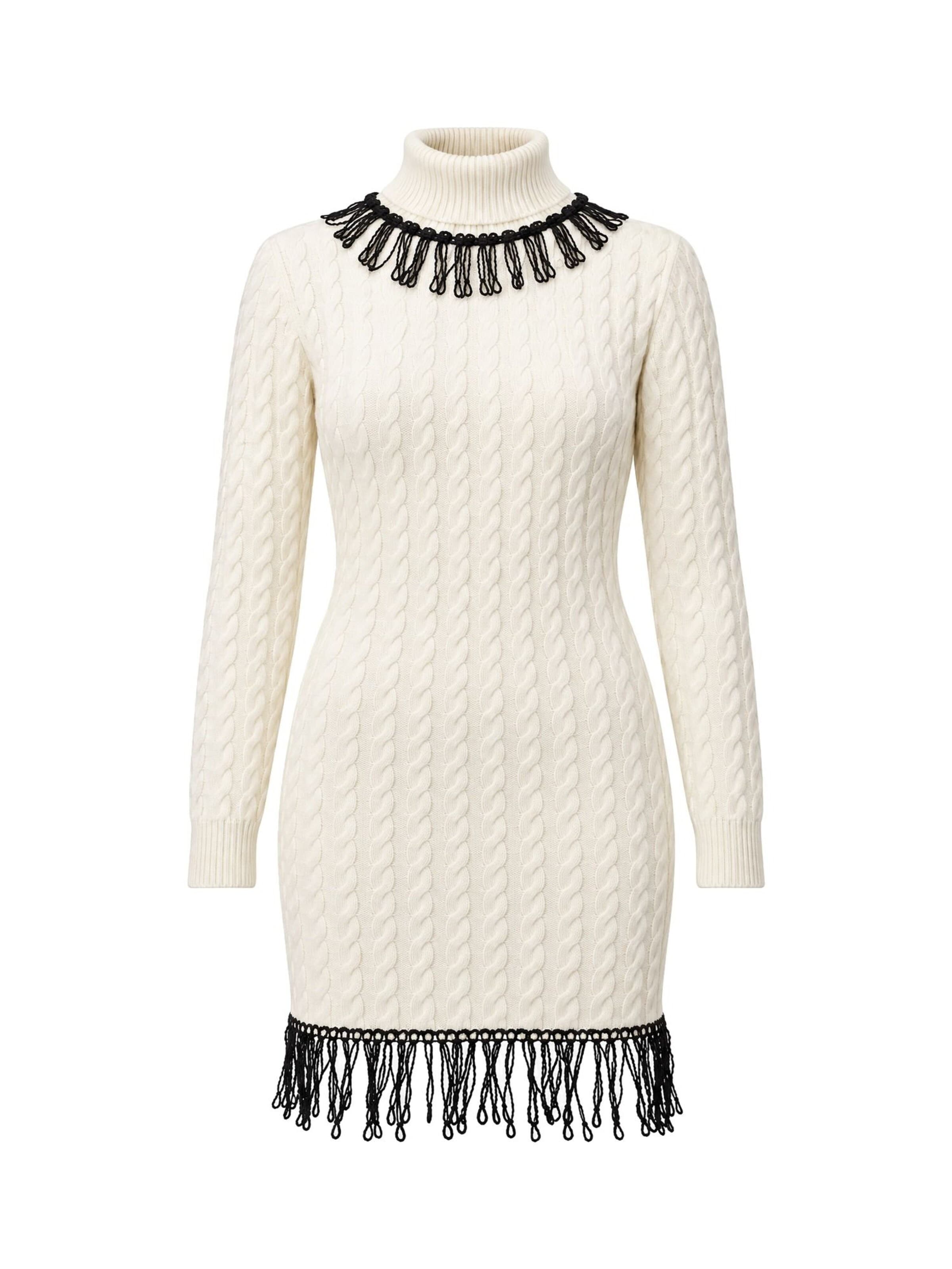 RYVAN Strickkleid 'Strickkleider'‌ in Beige