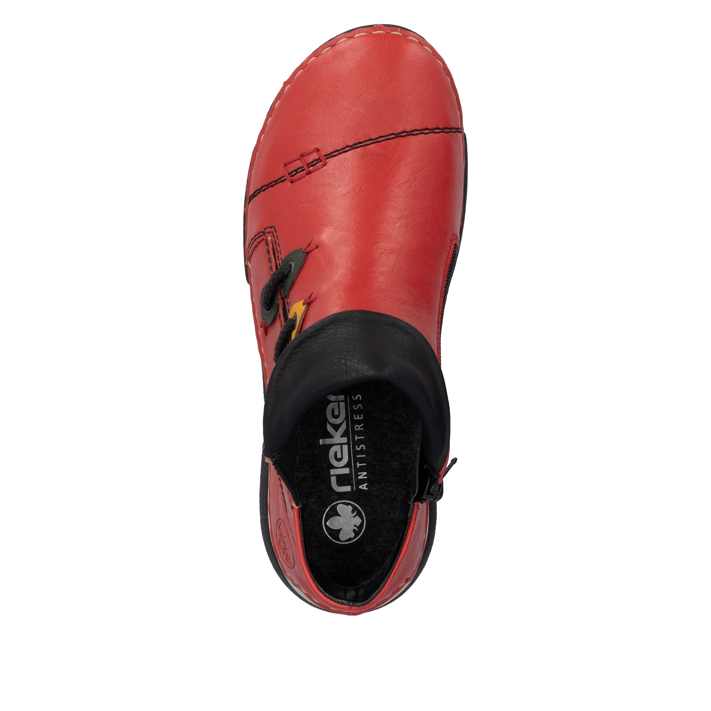 Bottines Rieker en rouge