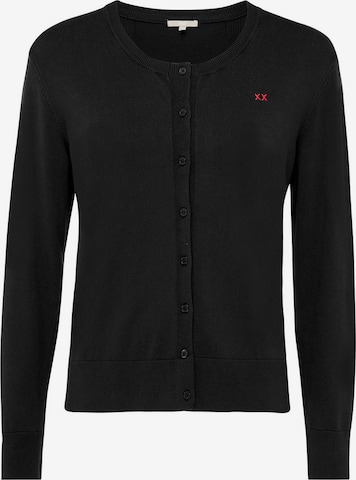 MEXX Knit Cardigan 'SUSAN' in Black: front